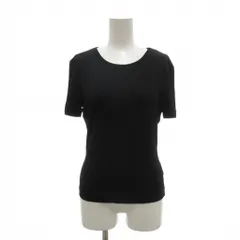 マックスマーラ ウィークエンドライン MAX MARA WEEKEND LINE ヴィンテージ イタリア製 Tシャツ カットソー M 黒 ブラック ラウンドネック 半袖 /NU ■ECG005のサムネイル