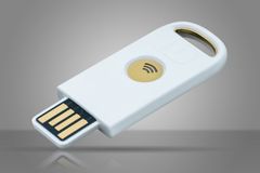 Identiv uTrust FIDO2 NFC Security Key USB-A (FIDO, FIDO2, U2F, WebAuth).