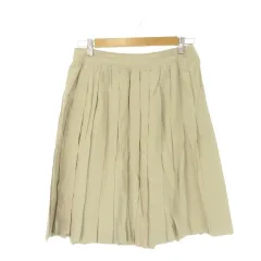 バーバリー ロンドン BURBERRY LONDON スカート 38 ベージュ プリーツ ミディ丈 無地 /CK57 ■GY99のサムネイル