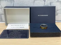 【豊】BURBERRY バーバリー ノバチェック リング SILVER SV スターリングシルバー 14号 US7 54【1468CK】F02のサムネイル