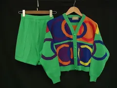 ■美品■GIANNI VERSACE ジャンニ ヴェルサーチ カーディガン サイズ40 パンツ サイズ38 洋服 2点セット まとめ売り FR6470のサムネイル
