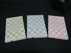 ■新品同様■ VERSACE ヴェルサーチ メデューサ ノートブック メモ紙 文房具 ステーショナリー 3点セット マルチカラー FX1807のサムネイル