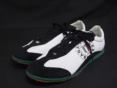 ■美品■ DOLCE＆GABBANA ドルチェ&ガッバーナ レザー×スエード  スニーカー 表記サイズ8(約27.0cm) 靴 シューズ ブラック系 FY0502のサムネイル