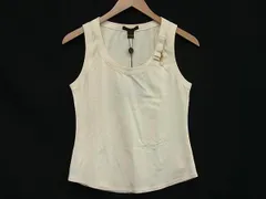 ■新品■未使用■ LOUIS VUITTON ルイヴィトン コットン  リボン ノースリーブ トップス サイズ L 洋服  ライトベージュ系 FY1731のサムネイル
