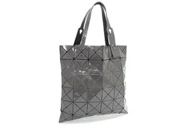 ■美品■ BAO BAO ISSEY MIYAKE バオバオイッセイミヤケ ルーセント PVC ハンドバッグ トートバッグ グレー系 HA3818