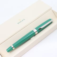 ロレックス ROLEX 緑色 グリーン ボールペン 本体 箱付き - メルカリ