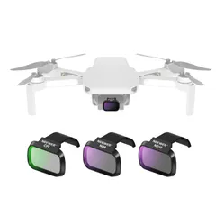 新品 NEEWER NDフィルターセット Mini 4K/2 SE/SE/2/Mavic Mini対応 3個セット CPL/ND8/ND16 マルチコートHD光学ガラス NDフィルター ドローンカメラレンズアクセサリー FL-C41のサムネイル