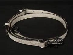 ■美品■ COACH コーチ レザー バッグ用 クロスボディ ショルダーストラップ 斜め掛け 肩掛け アイボリー系 BQ4886