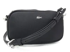 ■新品■未使用■ LACOSTE ラコステ PVC ショルダーバッグ クロスボディ 斜め掛けかばん レディース ブラック系 FZ2294のサムネイル
