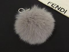 FENDI ボンボン キーリング バッグ チャーム キーホルダー 美品