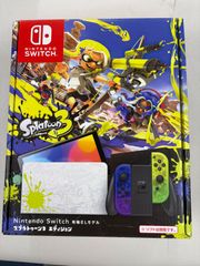 [미사용품·상자 상처 있어]Nintendo Switch 유기 EL 모델 스플래툰 3 에디션 본체 게임기