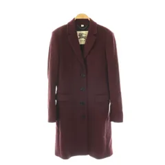バーバリーロンドン BURBERRY LONDON コート チェスター ロング カシミヤ混  チェーン US6 ボルドー /HK ■GY19のサムネイル