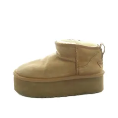 アグ オーストラリア UGG australia Classic Ultra Mini Platform  ムートンブーツ ショートブーツ US6 23.0cm ベージュ 1135092 /MI ■GY12のサムネイル