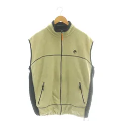 ティンバーランド Timberland ボア ベスト ジップアップ ロゴ XL ベージュ /DF ■GY12のサムネイル
