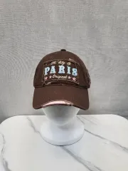 PARIS刺繍ブラウン ボールキャップのサムネイル