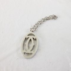 美品✨カルティエ オーバル2Cロゴネックレス_223 - メルカリ