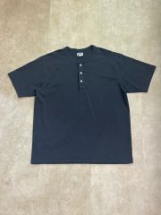 AURALEE ヘンリーネック Tシャツ 鹿の子 ブラック 4 - メルカリ