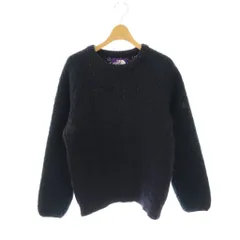 ノースフェイス パープルレーベル THE NORTH FACE PURPLE LABEL NT6853N ケーブルニットセーター ニット 長袖 ケーブル WS ダークネイビー /ESのサムネイル