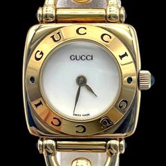 新品電池 稼働品 GUCCI グッチ レディース腕時計 110 Gリンク クォーツ