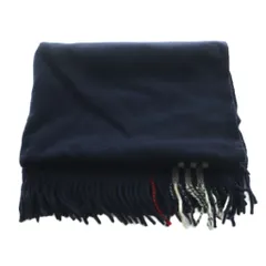 バーバリー BURBERRY ひざかけ ウール フリンジ チェック柄 75cm×130cm 紺 /MI ■GY18のサムネイル