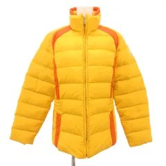 モンクレール MONCLER 茶タグ ダウンコート ジャケット ロゴ ワッペン 0 黄 イエロー オレンジ /JS ☆AA★ ■GY19のサムネイル