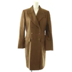 ポールスミスウィメン Paul Smith WOMEN コート チェック柄 チェスターコート ダブル 40 モカ ピンク /DO ■GY18のサムネイル