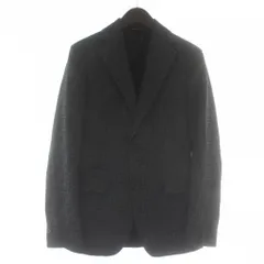 フェンディ FENDI テーラードジャケット シングル 2B 総裏地 ズッカ柄 センターベント 44 グレー FJ0498 A4QQ /XZ ■GY19のサムネイル