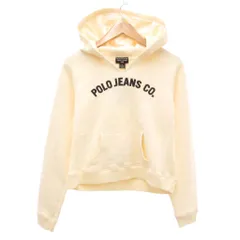 ポロジーンズ ラルフローレン POLO JEANS タグ付き パーカー スウェット フーディー ロゴ L アイボリー /JS ■GY99のサムネイル