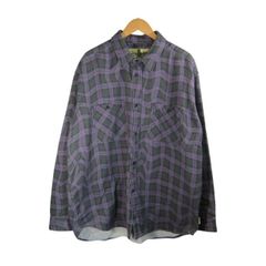 SSZ (BEAMS) 24aw FUNK CHK SHIRT PURPLE サイズL 11-11-1097-791 