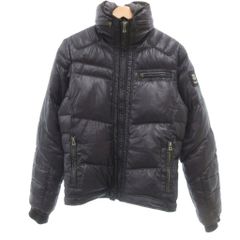 DIESEL ディーゼル ダウンジャケット L ネイビー フード収納可 メンズ