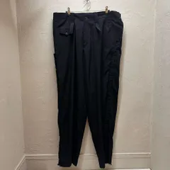 Y's ワイズ 24SS WOOL GABARDINE PANTS WITH DECORATIVE CLOTH テーパードパンツ MS-P31-100-23ブラック size:-【代官山B05】のサムネイル