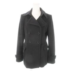 ⭐︎BURBERRY⭐︎カシミヤ混　バーバリー　ウール　コート　レディース　ブラック ⭐︎BURBERRY⭐︎カシミヤ混 バーバリー ウール コート レディース
