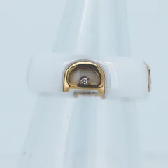 DAMIANI ダミアーニ Dアイコン ダイヤモンド リング 指輪 11号 7.0ミリ K18PG(18金 ピンクゴールド) / セラミック 質屋出品のサムネイル