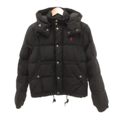 ポロ ラルフローレン POLO RALPH LAUREN ダウンジャケット ブルゾン ジップアップ S 黒 ブラック /JS ■GY18のサムネイル