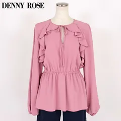 デニーローズ DENNY ROSE レディース 長袖ブラウス フリルポイントブラウス ピンク系（サイズ/42）uw0046のサムネイル
