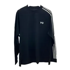 186004 現状品 Yohji Yamamoto ヨウジヤマモト Y-3 adidas アディダス Tシャツ 長袖Tシャツ トップス S メンズのサムネイル