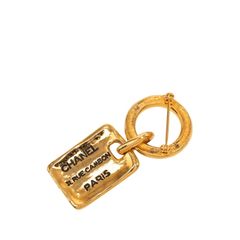 CHANEL シャネル 安全ピン ブローチ メダルチャーム ヴィンテージ 