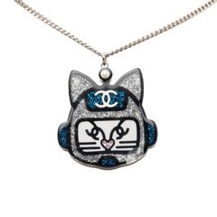 可愛い☆CHANEL☆キャットモチーフ キーホルダー チャーム☆ロボット
