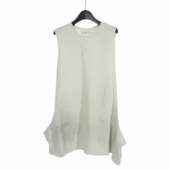 ジエダ Jieda 23SS PIGMENT OVERSIZED VEST ピグメント ベスト ナチュラル コットン  F 白 ホワイト Jie-23S-CT09のサムネイル