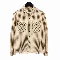 ビズビム VISVIM BLACK ELK FLANNEL フラネルシャツ チェックシャツ 1 ベージュ 0116205011023のサムネイル