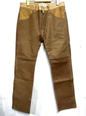 00s ヴィンテージ デッドストック nonnative｜ノンネイティブ 5P LEATHER TROUSER レザーパンツ 牛革 KWYのサムネイル