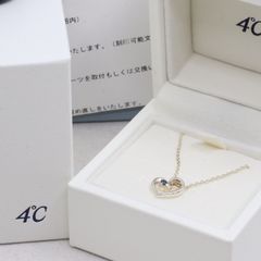 4°C ハート型 シルバー ネックレス - メルカリ