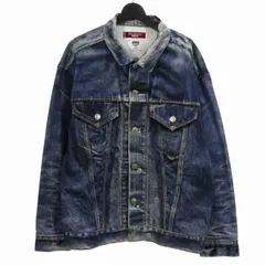 ジュンヤワタナベマン JUNYA WATANABE MAN × ベルベルジン BerBerJin × リーバイス Levi's 25SS コットンツイル インクジェットプリント M ブルー 青 WO-J911-100-1-3のサムネイル