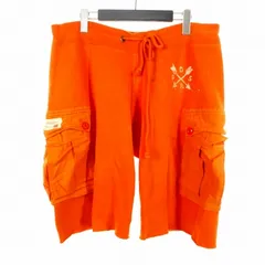 デニム&サプライ ラルフローレン DENIM & SUPPLY RALPH LAUREN 裏起毛 ショートパンツ ショーツ L オレンジのサムネイル