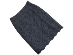 Jewel Changes ジュエルチェンジズ ユナイテッドアローズ 総レース タイト スカート size38/緑 ■◇ レディースのサムネイル
