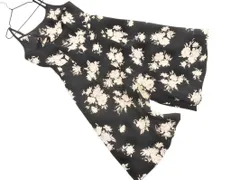 Feroux フェルゥ 花柄 サロペット size1/黒 ■◇ レディースのサムネイル