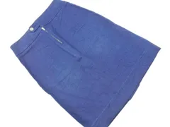 RED SEAM レッドシーム アーバンリサーチ タック Aライン 台形 デニムスカート size38/青 ■■ レディースのサムネイル