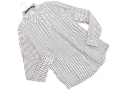 BROOKS BROTHERS ブルックスブラザーズ ストライプ 長袖 ボタンダウン シャツ sizeS/白ｘグレー ■◇ メンズのサムネイル