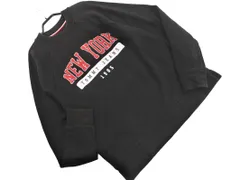 tommy jeans トミージーンズ ロゴ プリント トレーナー スウェット sizeXS/黒 ◇■ メンズのサムネイル
