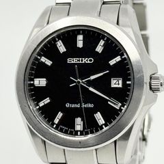 不動 美品✨セイコー SEIKO パーペチュアル メンズ 腕時計 ブラック 